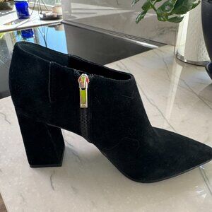 Marc Jacobs Bootie Shoes Black Suede 8.5